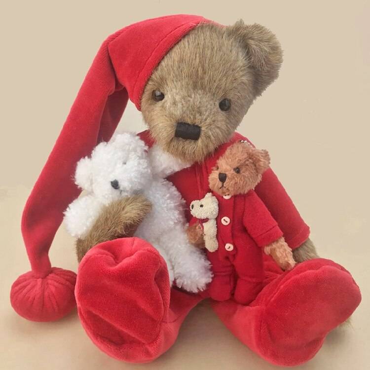 Christmas Sleepy Teddy Bear Toy