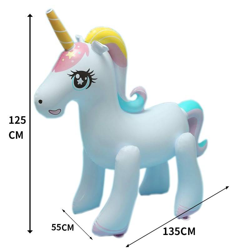 Inflatable Unicorn Water Sprayer Outdoor Toys