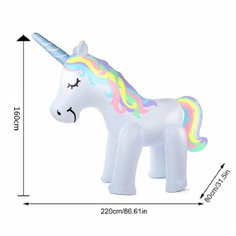 Inflatable Unicorn Water Sprayer Outdoor Toys