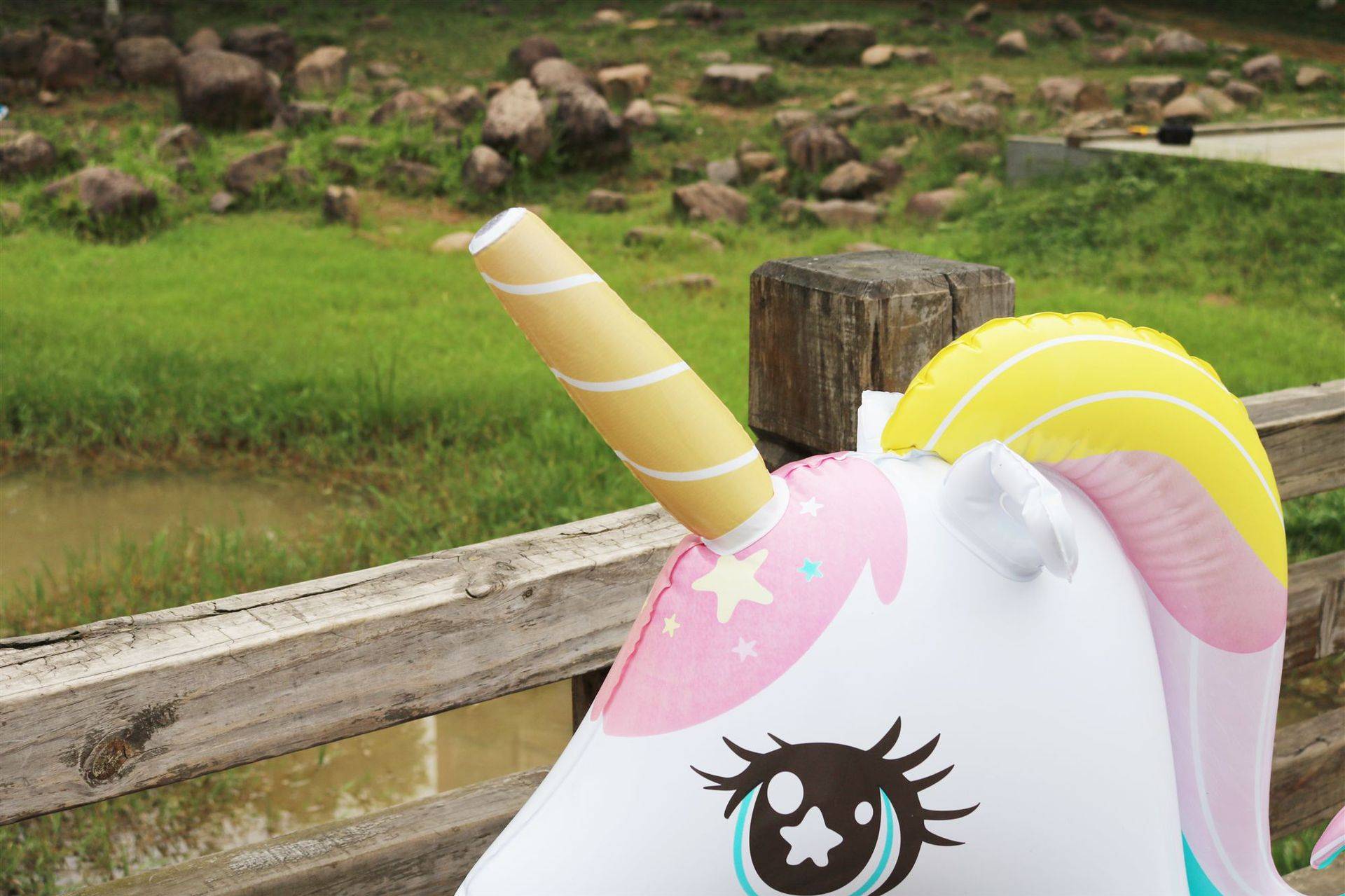 Inflatable Unicorn Water Sprayer