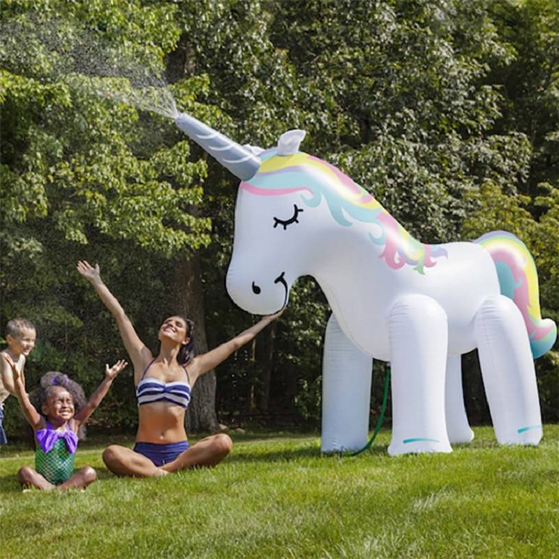 Inflatable Unicorn Water Sprayer Outdoor Toys