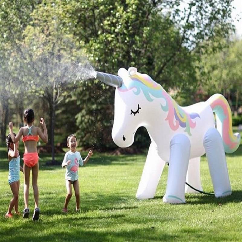 Inflatable Unicorn Water Sprayer Outdoor Toys