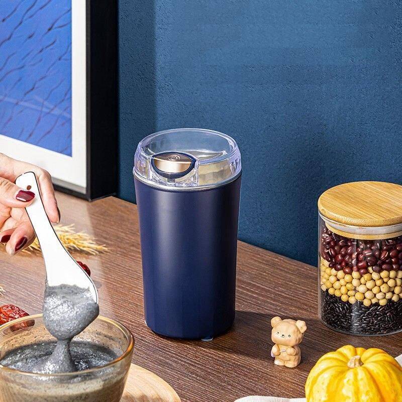 2023 Compact Electric Coffee Grinder – Multi-Purpose Stainless Steel Blade Grinder Home & Garden