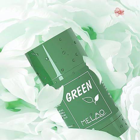 2023 Organic Green Tea Mud Mask Stick – 40g Hydrating and Acne-Fighting Clay Mask for Women Health & Beauty