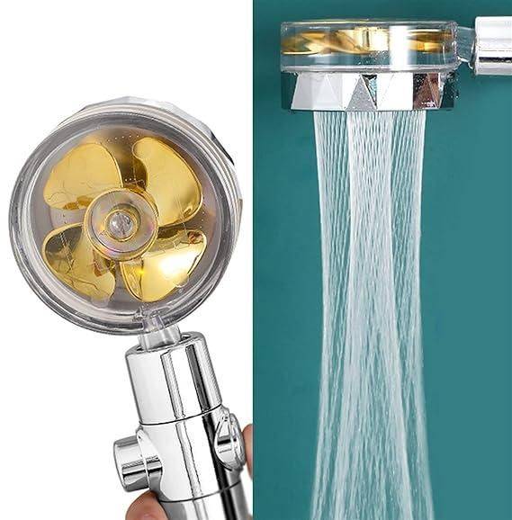 360° Rotating High-Pressure Water Saving Shower Head – Ideal for Low Pressure Supply Home & Garden