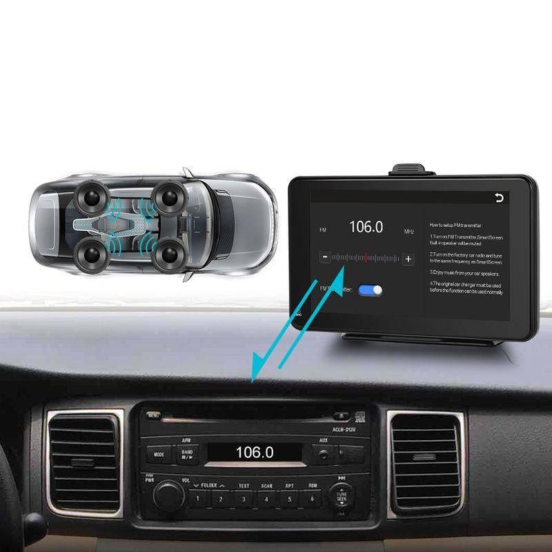 7-Inch Touch Screen Car Multimedia Player – Wireless CarPlay and Android Auto, FM Transmitter, Voice Control Auto