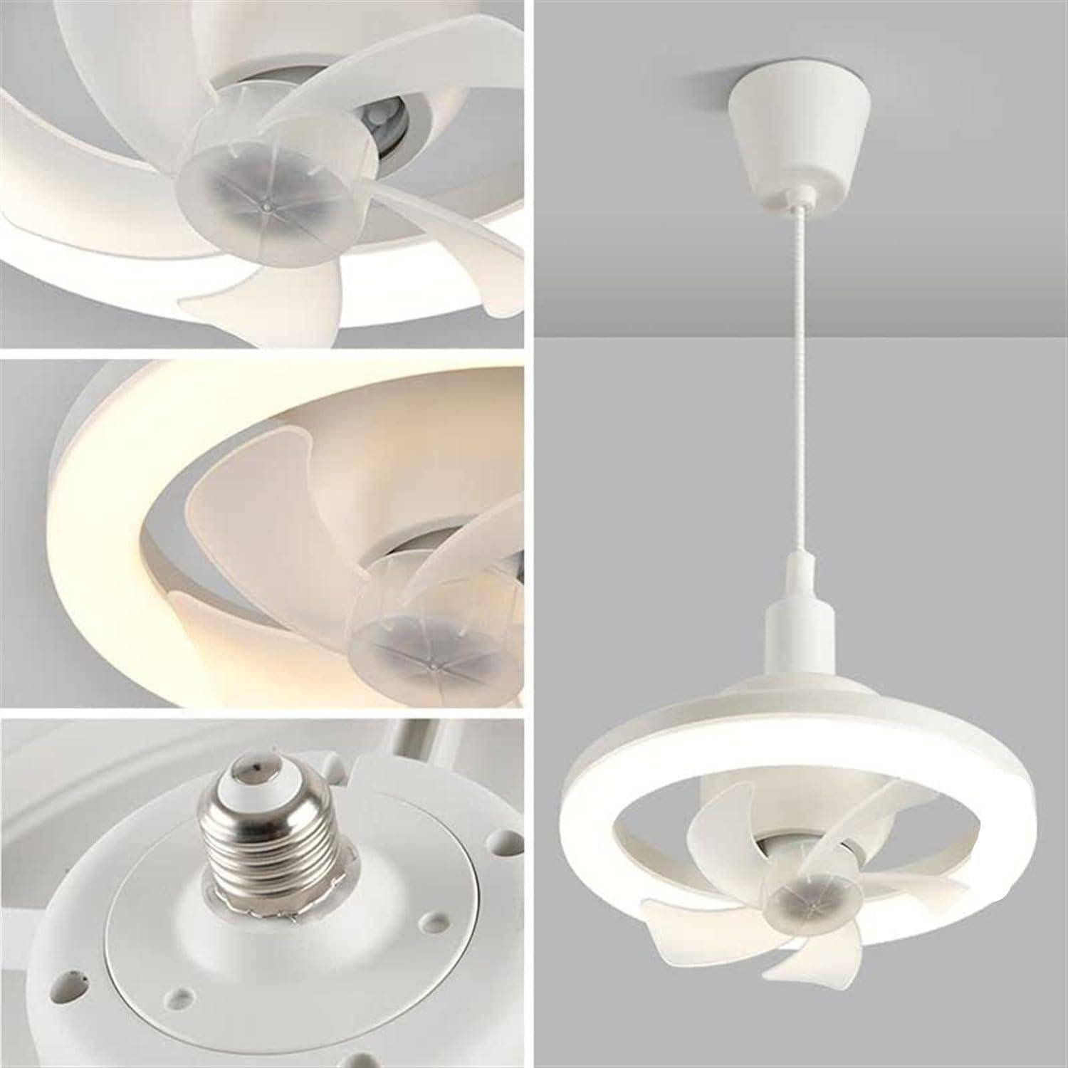 Elegant LED Ceiling Fan Light Gadgets Home & Garden