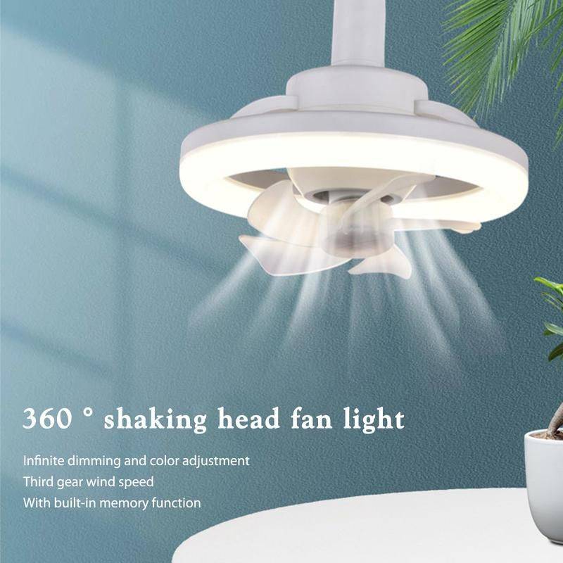 Elegant LED Ceiling Fan Light Gadgets Home & Garden