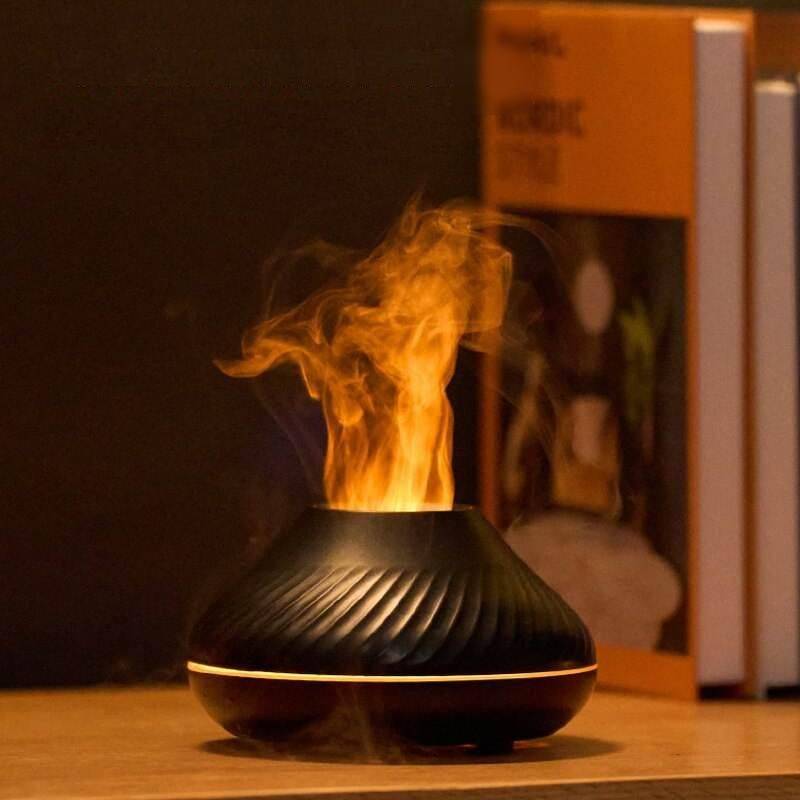 Flame Aromatherapy Humidifier Home & Garden