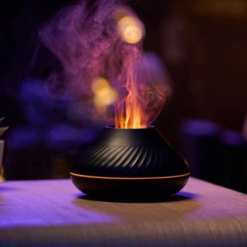 Flame Aromatherapy Humidifier Home & Garden