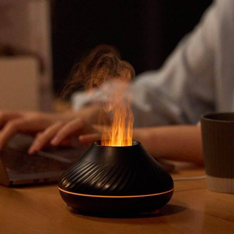 Flame Aromatherapy Humidifier Home & Garden