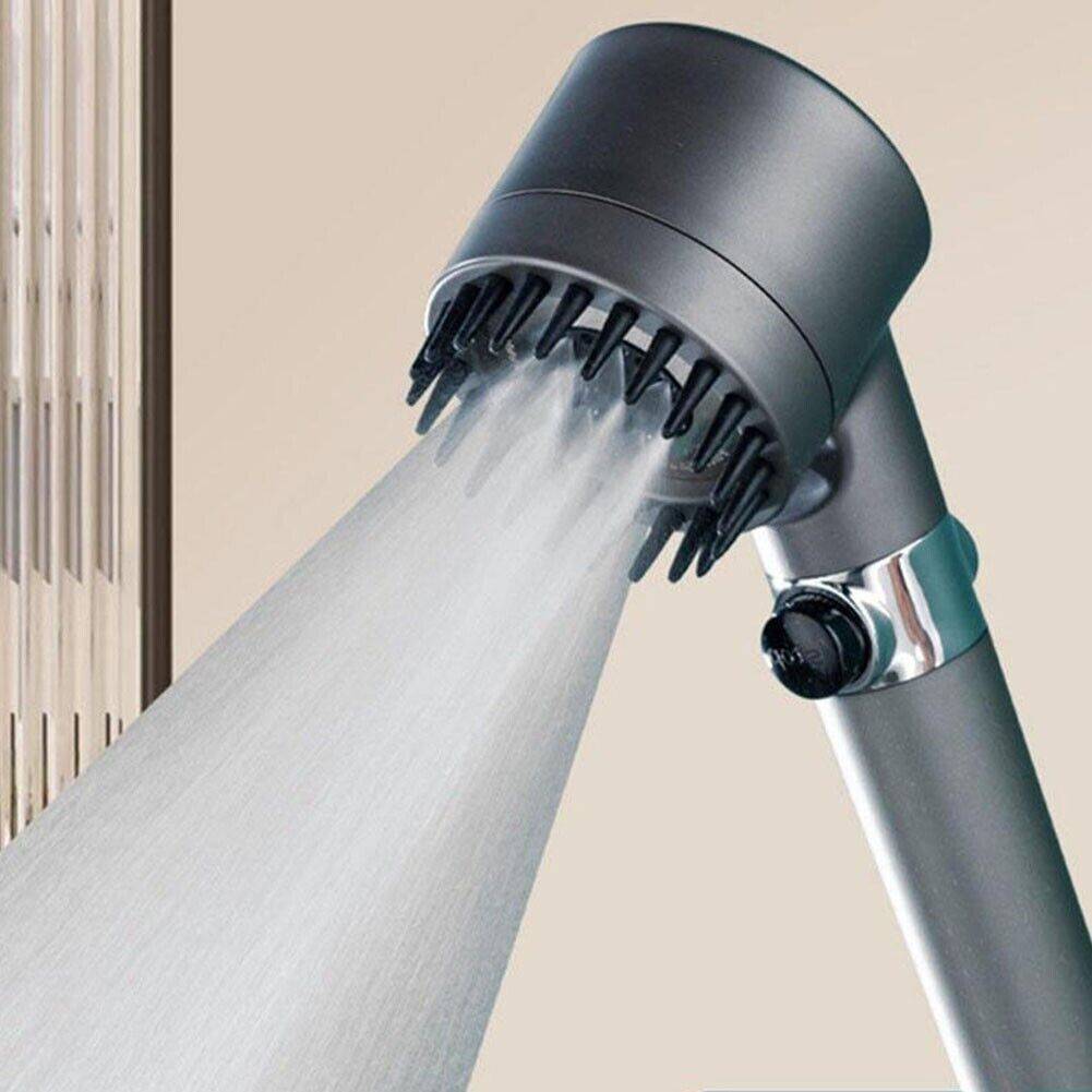 High-Pressure 3-Mode Adjustable Shower Head with Water-Saving Filter – Portable Bathroom Accessory Home & Garden