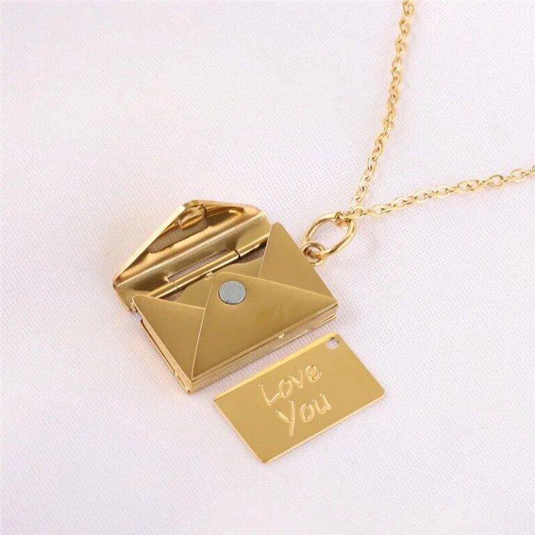 Love Letter Envelope Pendant Necklace Fashion