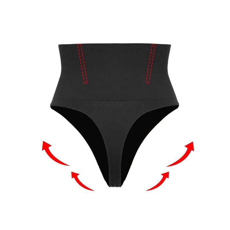 Seamless High-Waist Tummy Control Shapewear Thong Fashion