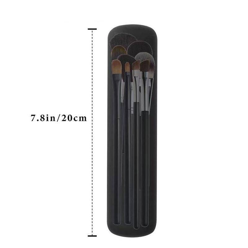 Sleek Silicone Makeup Brush Organizer – Compact Travel Pouch for Cosmetics Health & Beauty