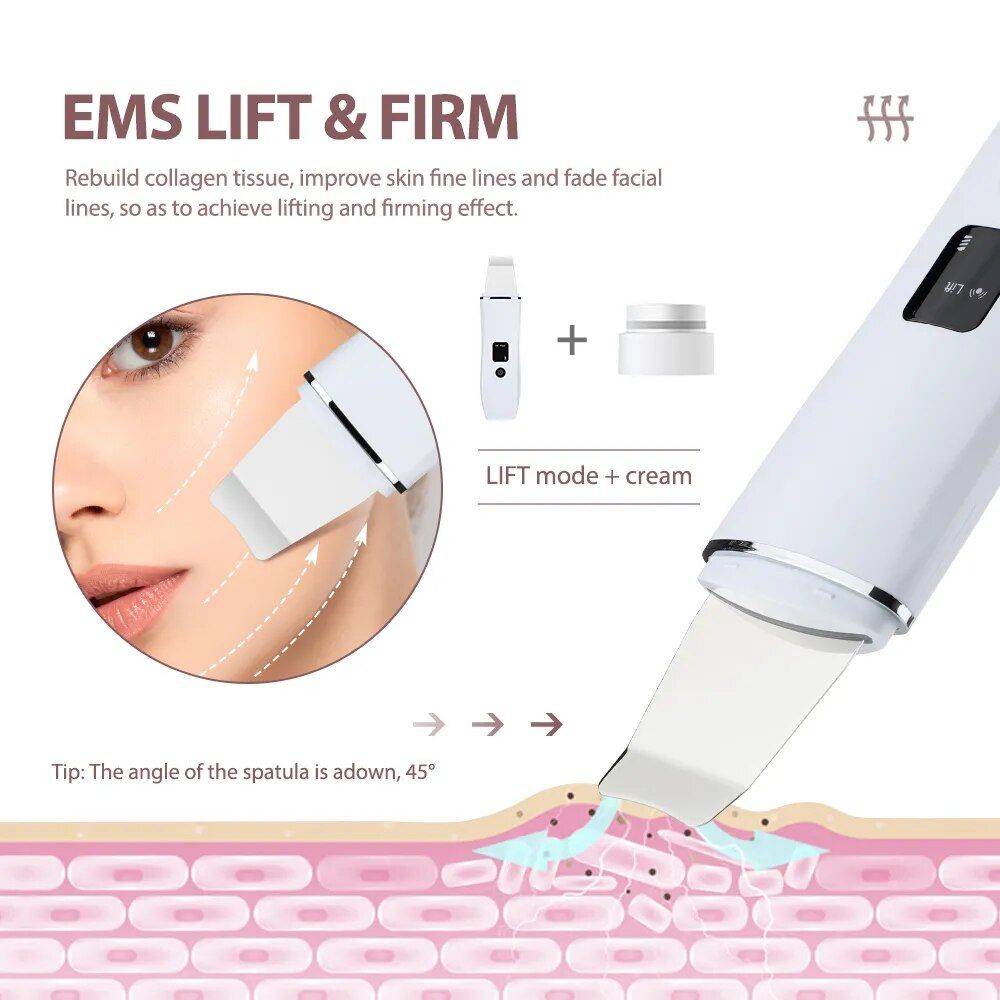 Ultrasonic Skin Scrubber Health & Beauty