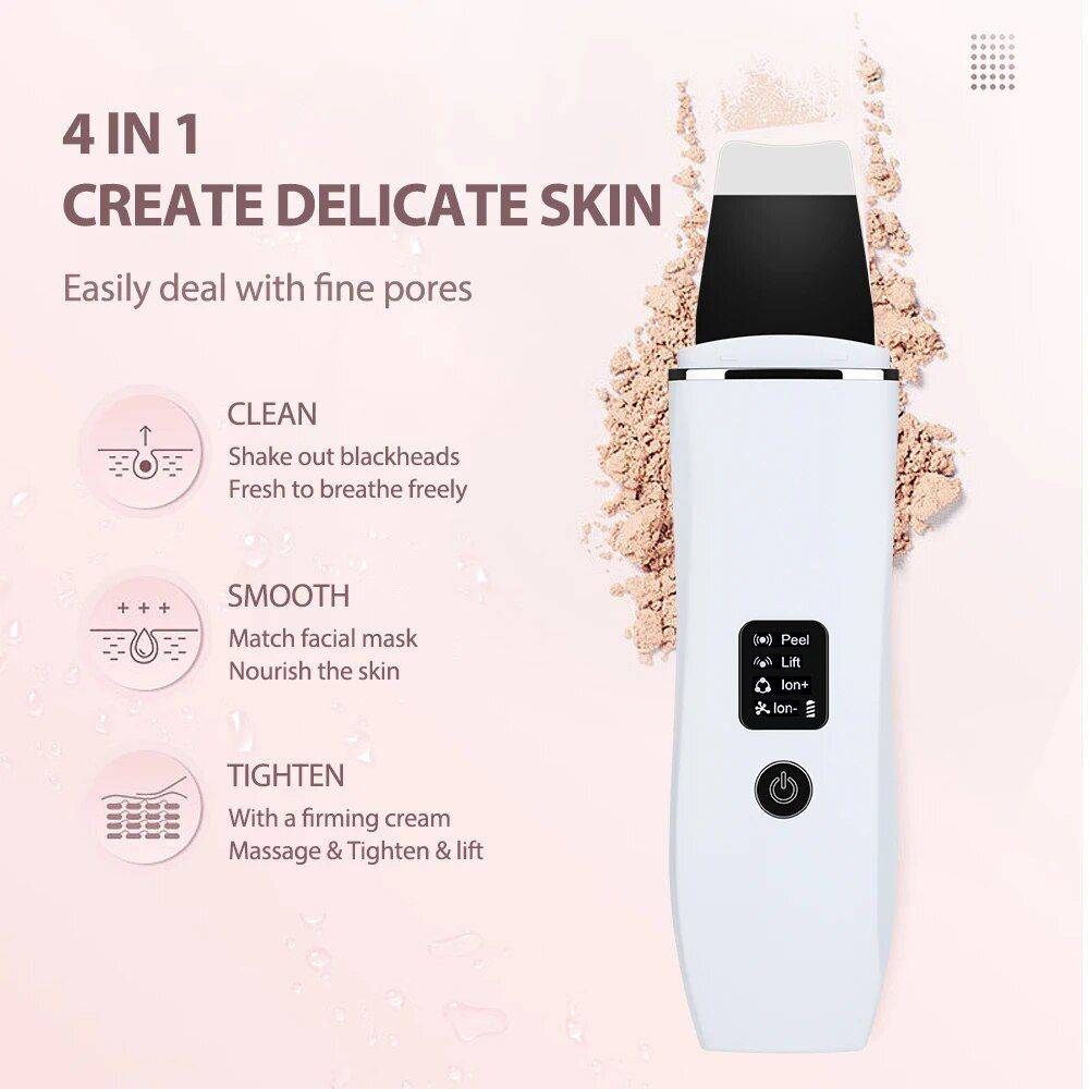 Ultrasonic Skin Scrubber Health & Beauty