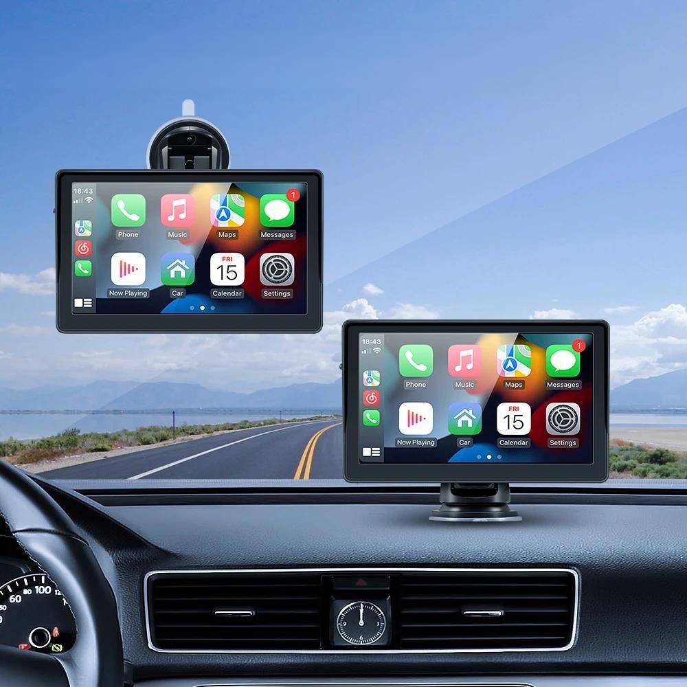 Universal 7″ Touch Screen Car Multimedia Player with Wireless CarPlay and Android Auto Auto