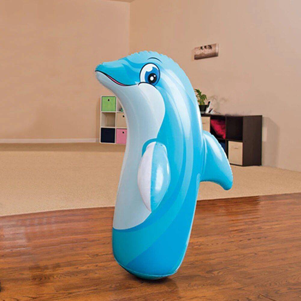 3D Animal-Themed Inflatable Punching Bag for Kids – Fun & Fitness Sport Accessories