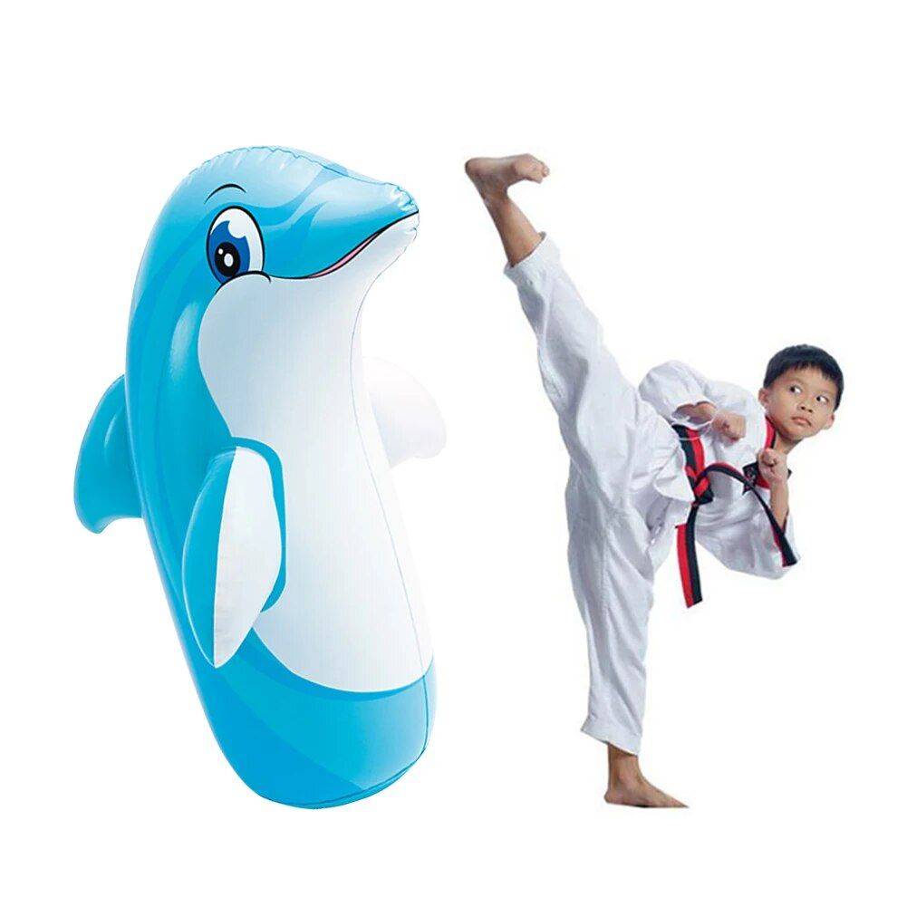 3D Animal-Themed Inflatable Punching Bag for Kids – Fun & Fitness Sport Accessories