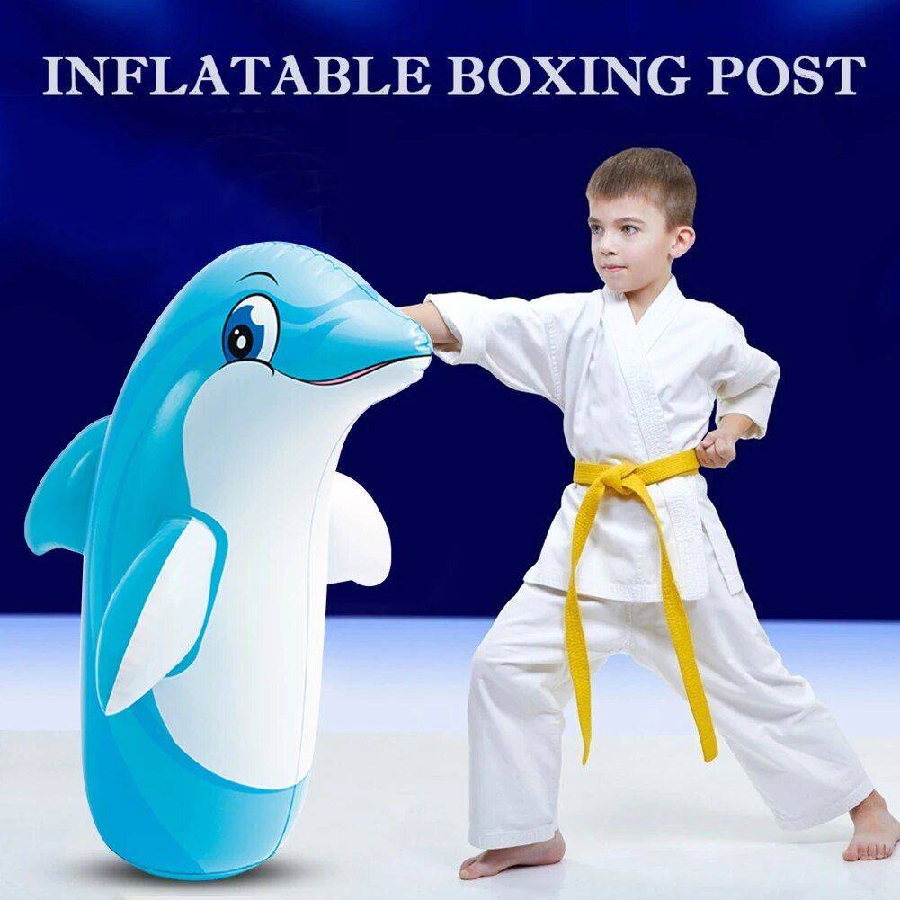 3D Animal-Themed Inflatable Punching Bag for Kids – Fun & Fitness Sport Accessories