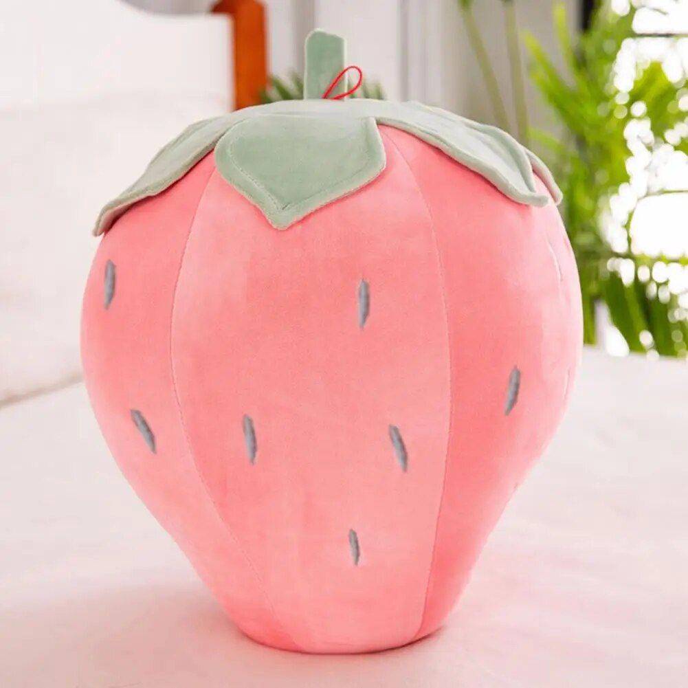 Adorable Strawberry Plush Pillow Throw Pillows