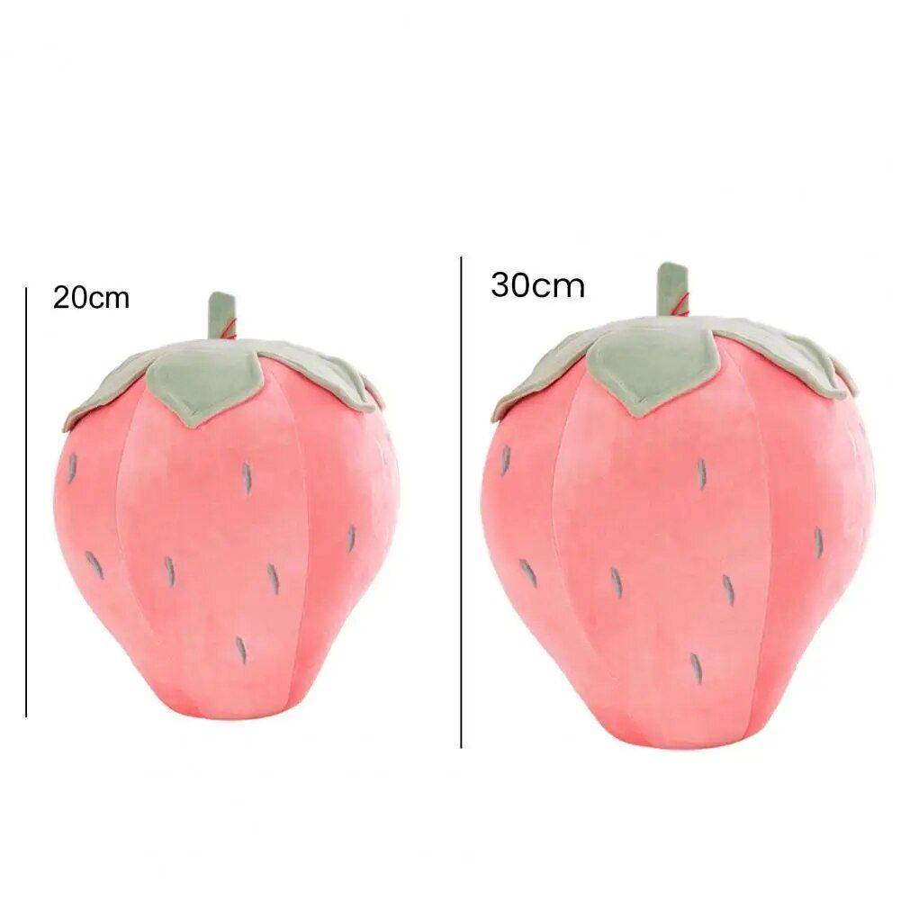 Adorable Strawberry Plush Pillow Throw Pillows