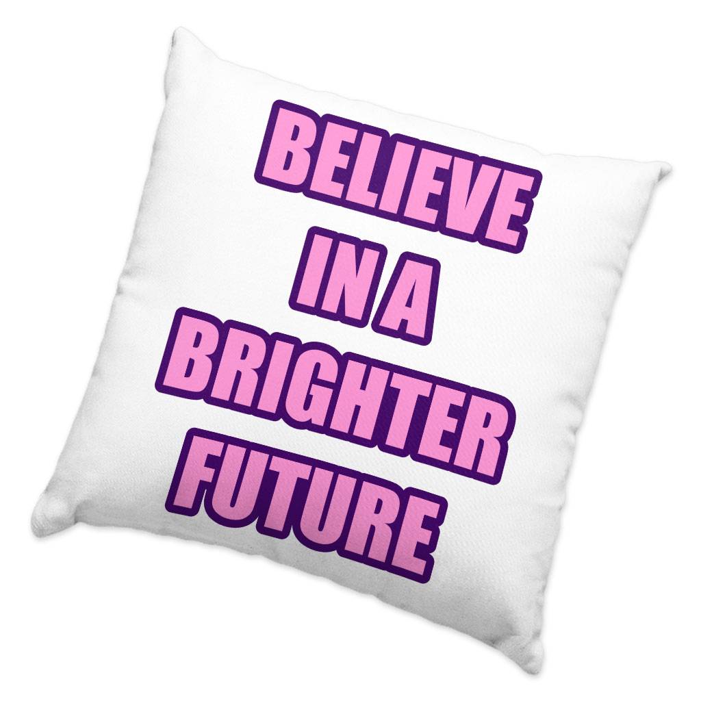 Believe Square Pillow Cases – Cool Pillow Covers – Graphic Pillowcases Pillows & Pillow Cases