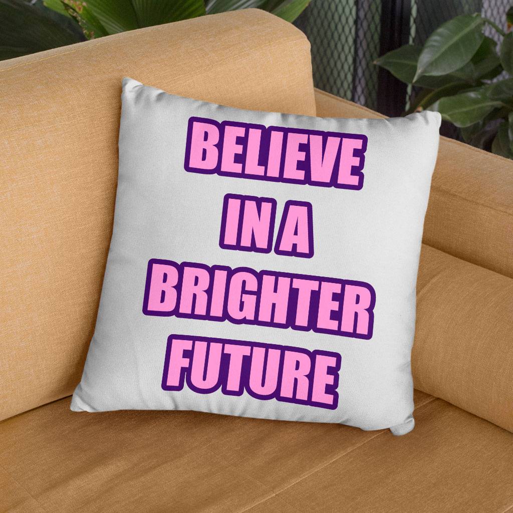 Believe Square Pillow Cases – Cool Pillow Covers – Graphic Pillowcases Pillows & Pillow Cases