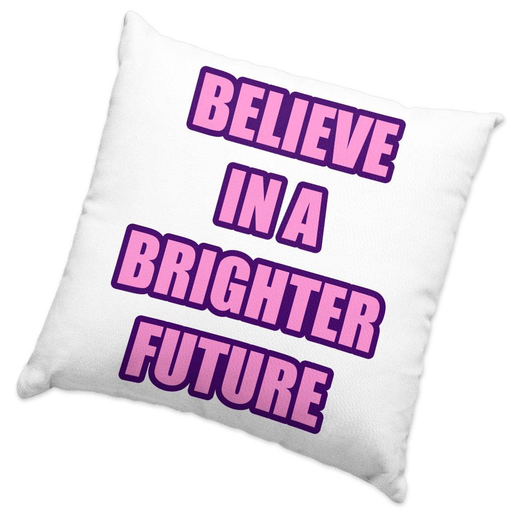 Believe Square Pillow Cases – Cool Pillow Covers – Graphic Pillowcases Pillows & Pillow Cases