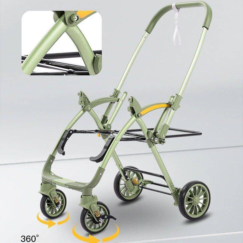 Bi-directional High Landscape Baby Stroller – Lightweight and Foldable Baby Strollers