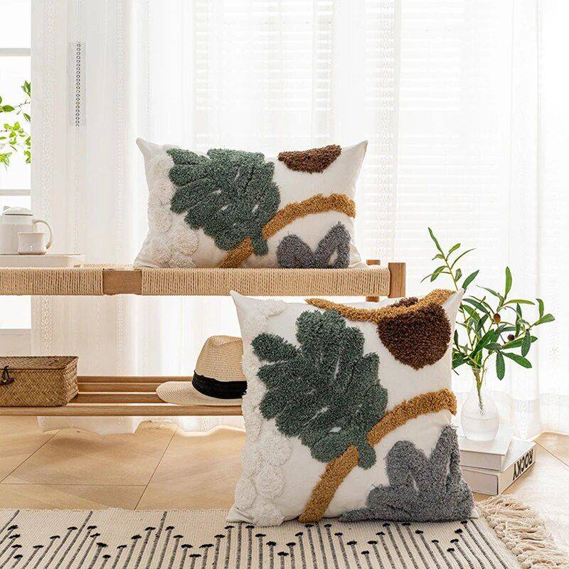 Bohemian Chic Tufted Loop Plush Cushion Cover Pillows & Pillow Cases