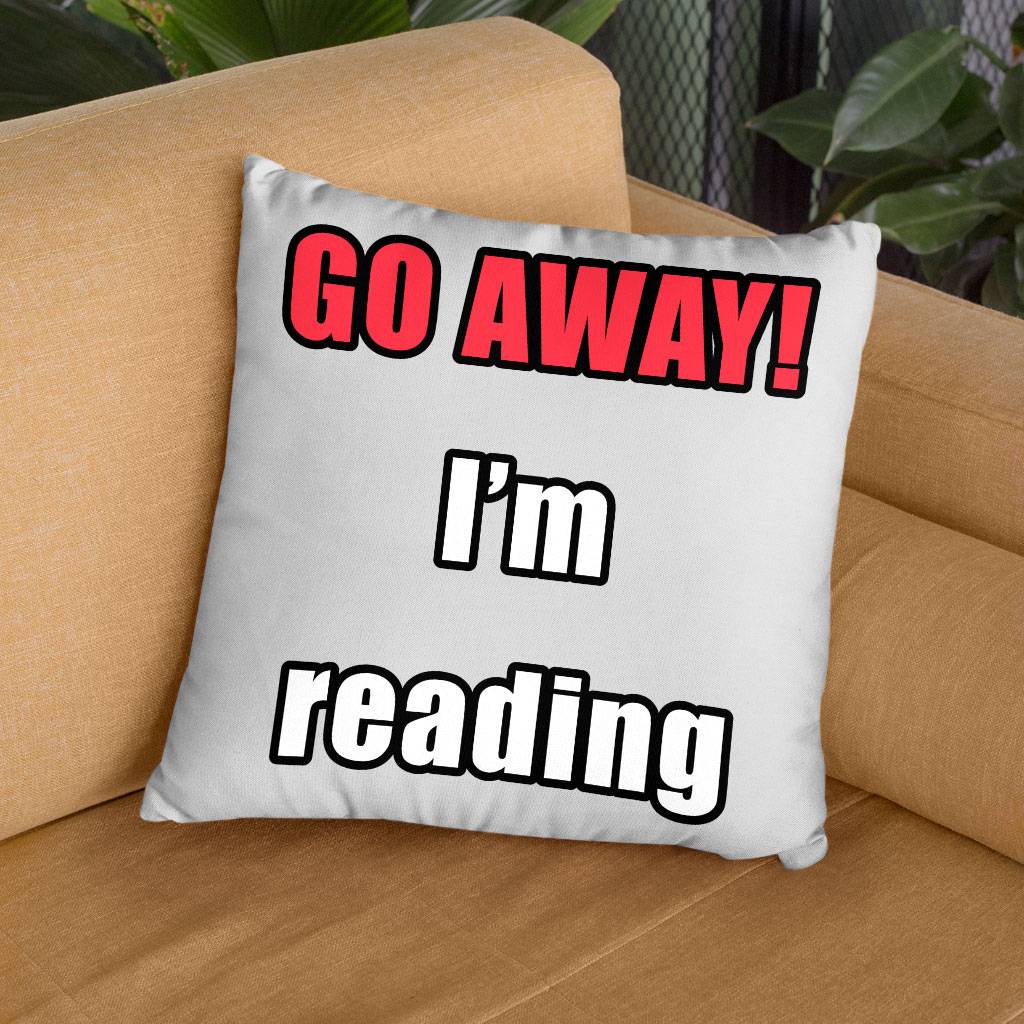 Book Lover Square Pillow Cases – Quote Prints Pillow Covers – Cool Graphic Pillowcases Pillows & Pillow Cases