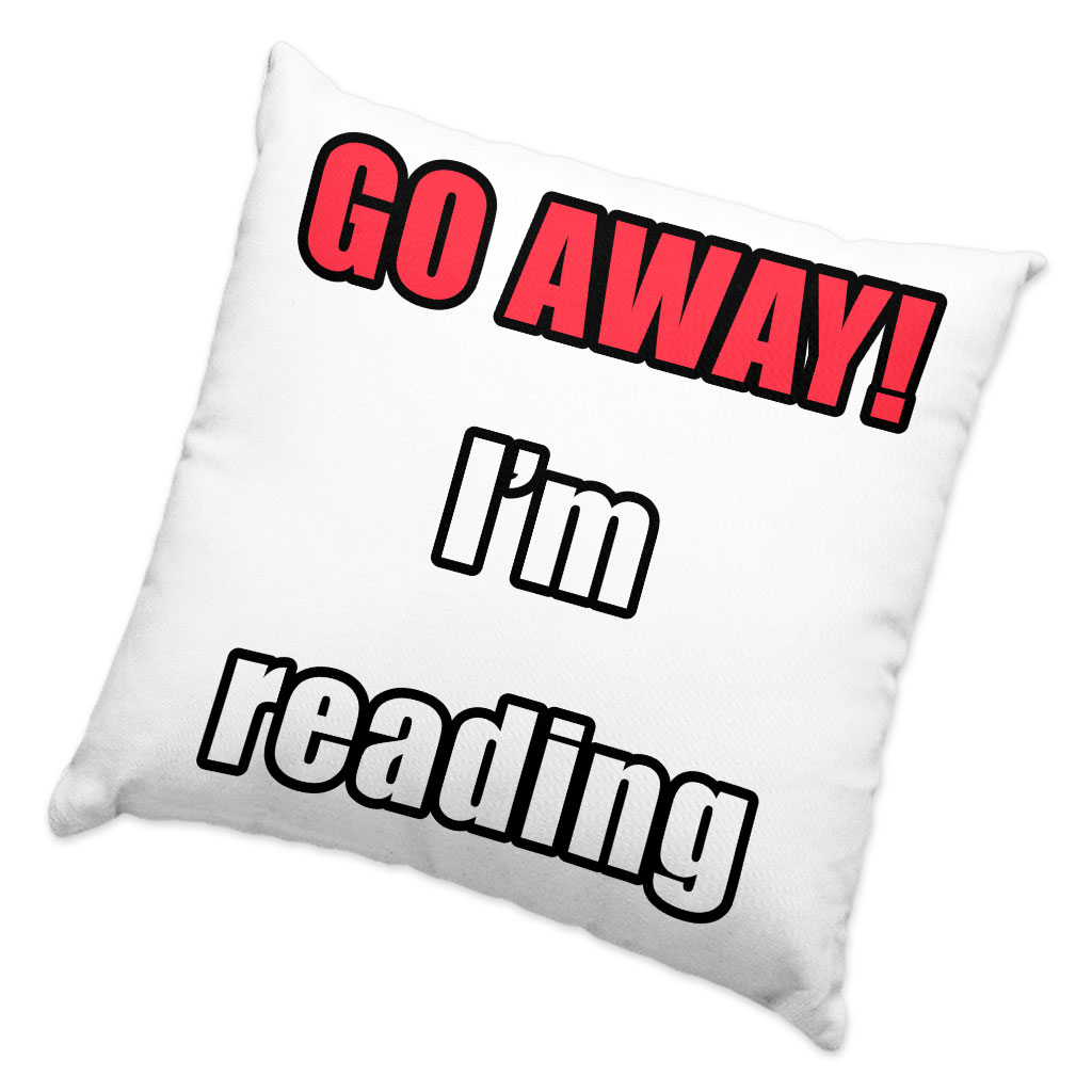 Book Lover Square Pillow Cases – Quote Prints Pillow Covers – Cool Graphic Pillowcases Pillows & Pillow Cases