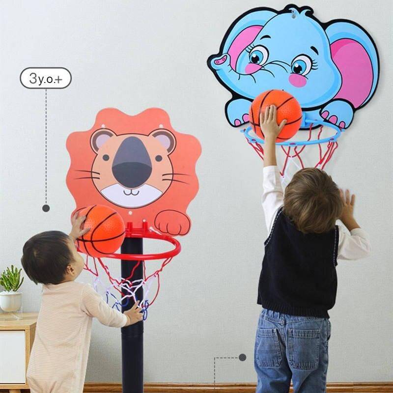 Cartoon Animal Basketball Hoop Kit for Kids – Indoor/Outdoor Play Set Sport Accessories