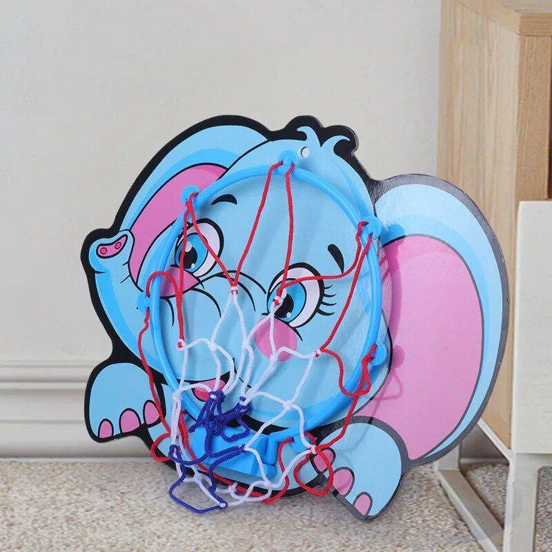 Cartoon Animal Basketball Hoop Kit for Kids – Indoor/Outdoor Play Set Sport Accessories