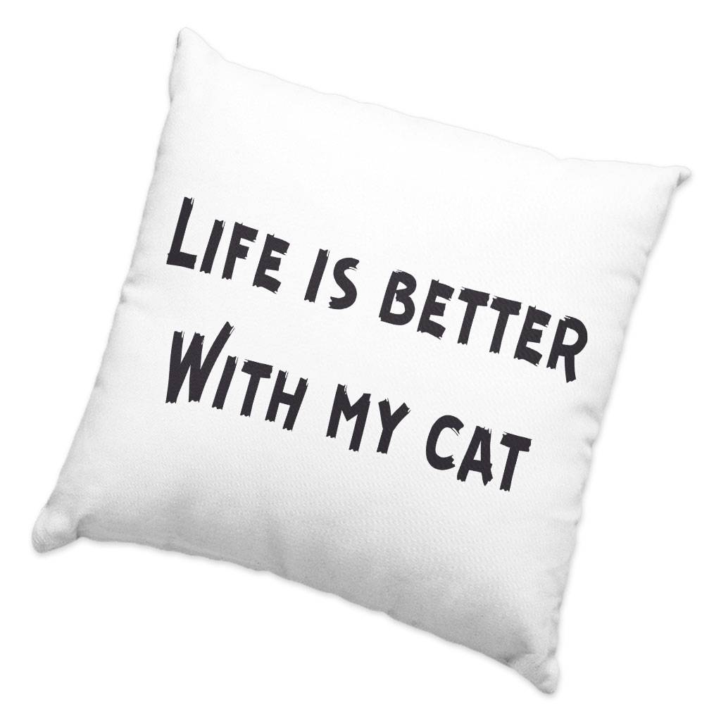 Cat Lover Square Pillow Cases – Cat Themed Pillow Covers – Cool Pillowcases Pillows & Pillow Cases