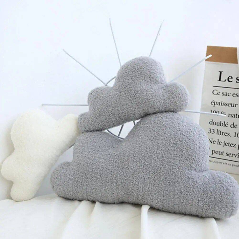 Cloud-Shaped Plush Throw Pillow Throw Pillows