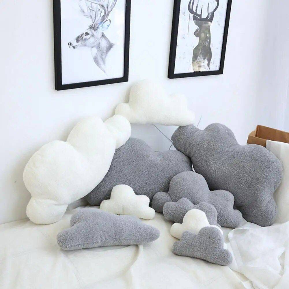 Cloud-Shaped Plush Throw Pillow Throw Pillows