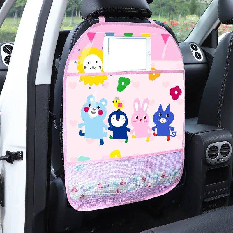 Cute Children Car Anti Kick Mat Car Seat Back Protector Car Seats & Accessories