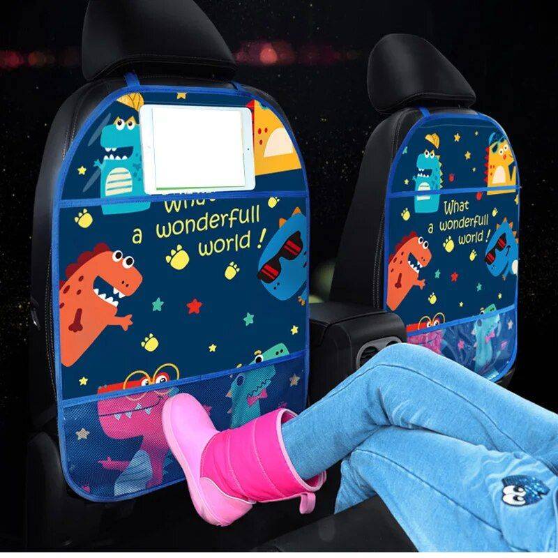 Cute Children Car Anti Kick Mat Car Seat Back Protector Car Seats & Accessories