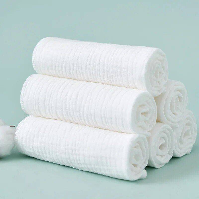 Eco-Friendly 8-Pack Cotton Gauze Baby Diapers – Breathable, Reusable & Absorbent Diapering