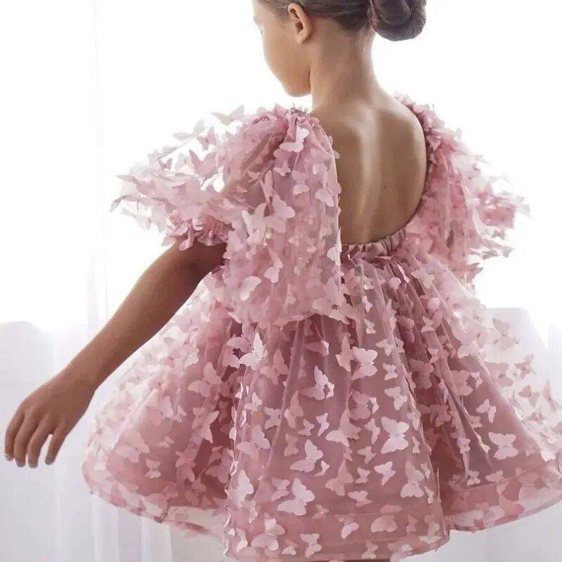 Enchanting Princess Butterfly Tutu Dress for Girls 1-12 Years – Perfect for Parties & Special Occasions Apparel