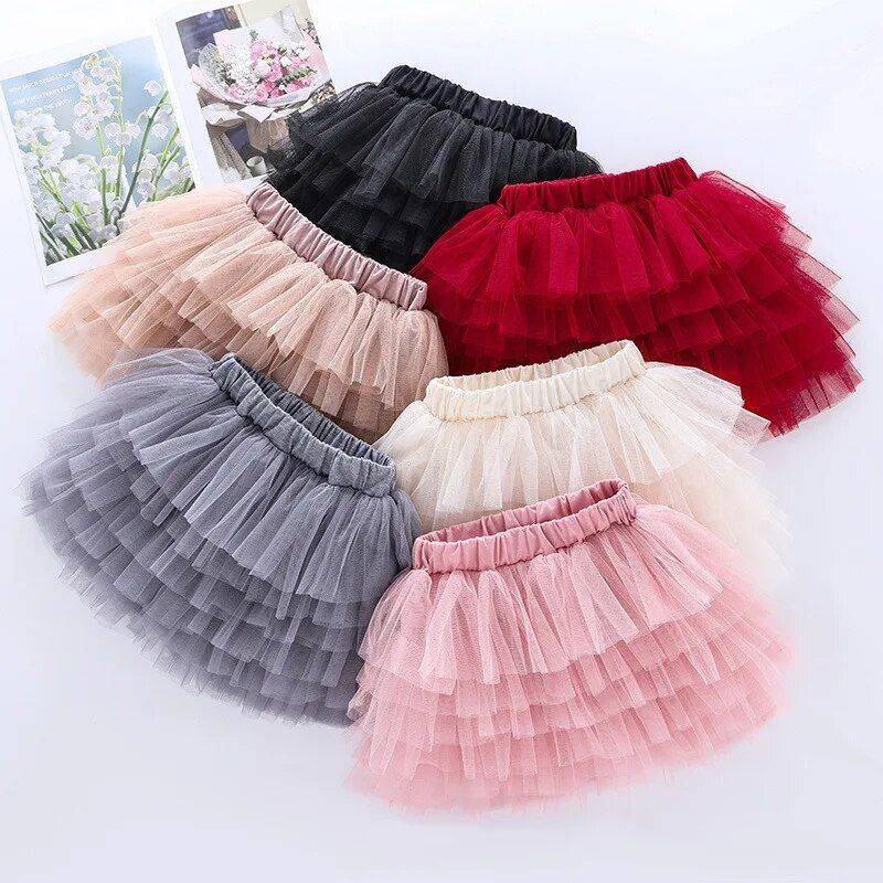 Enchanting Tulle Tutu Skirt for Girls – Fluffy Ballet Pettiskirt for Party and Dance Apparel