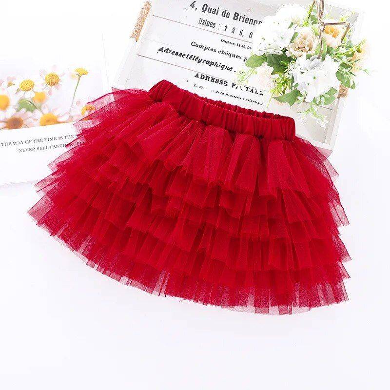 Enchanting Tulle Tutu Skirt for Girls – Fluffy Ballet Pettiskirt for Party and Dance Apparel