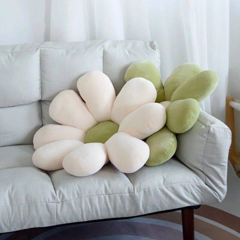 Floral Soft Spandex Cushion Throw Pillows