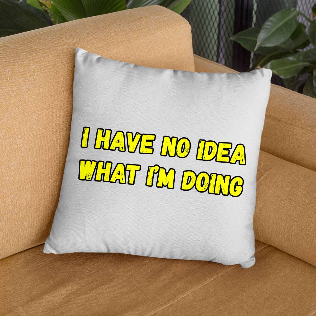 Funny Quote Square Pillow Cases – Trendy Pillow Covers – Graphic Pillowcases Pillows & Pillow Cases