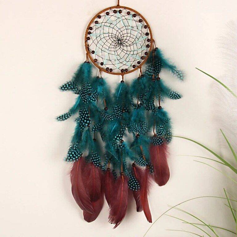 Handmade Luxury Dream Catcher – Aesthetic Wall Decor Art with Life Tree & Feathers Storage Holders & Racks Shelves