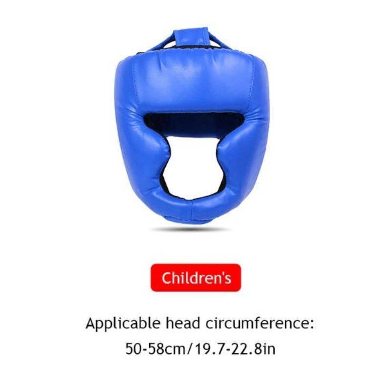 High-Quality PU Leather Boxing Helmet Sport Accessories