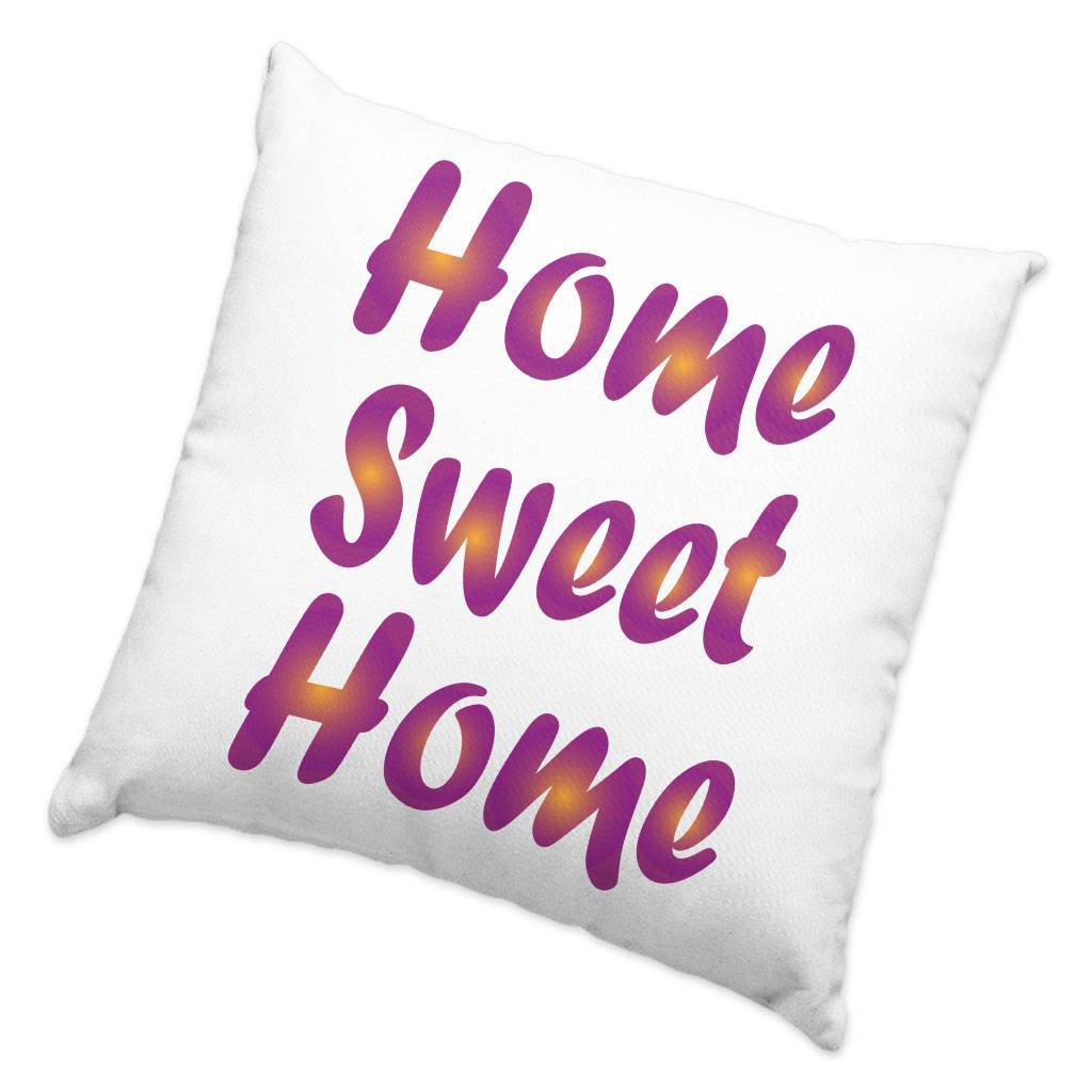 Home Sweet Home Square Pillow Cases – Best Design Pillow Covers – Printed Pillowcases Pillows & Pillow Cases